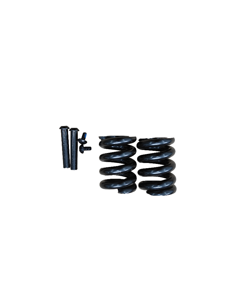 Front spring assembly for Apollo Phantom 2.0 scooter, including two black coil springs and mounting hardware.