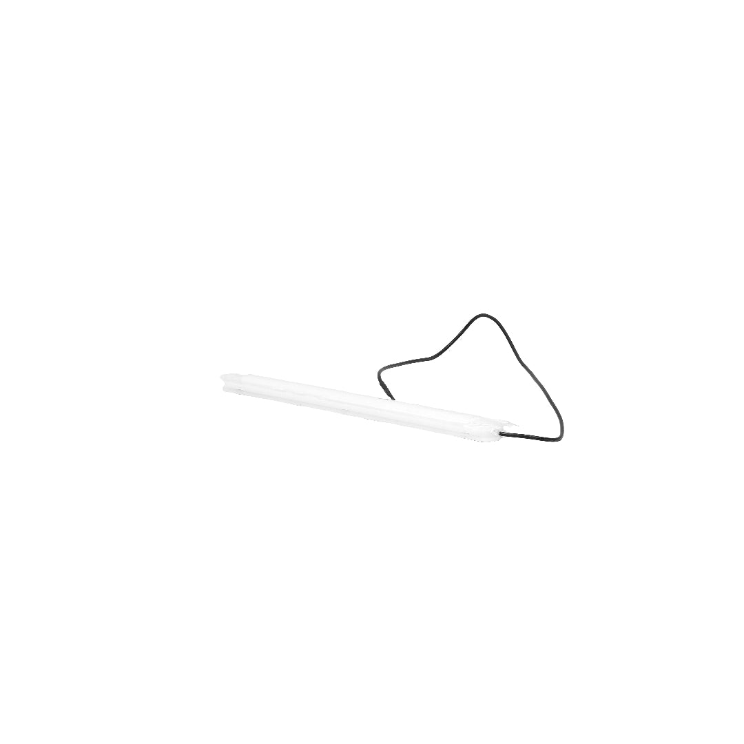 A white stem and rear light assembly for the Apollo Go 2024 scooter, pictured on a plain background.