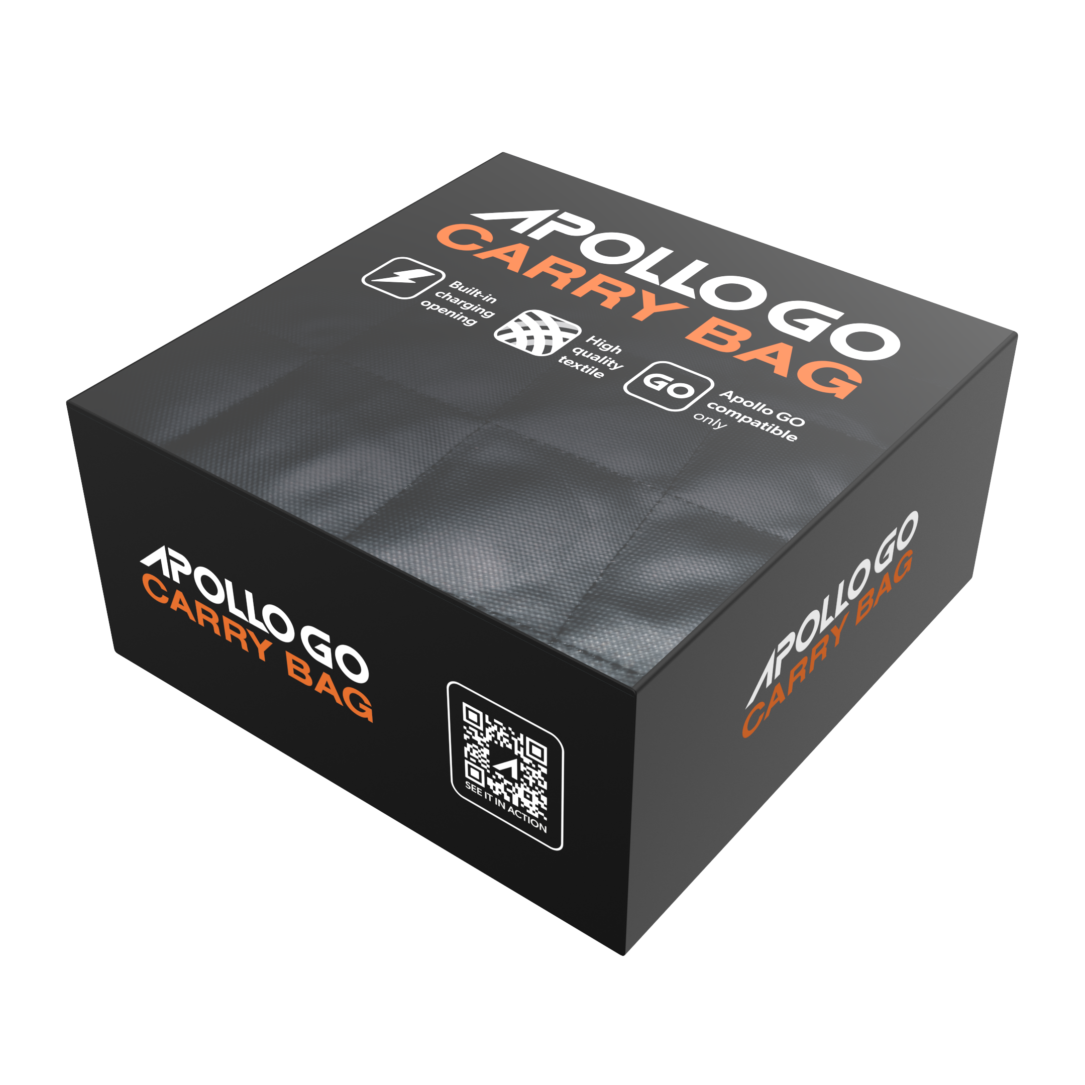 Packaging asset of the Apollo Go Carry Bag