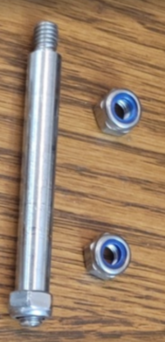 APOLLO PHANTOM REGULAR 2023 FOLDING MECHANISM TWO END THREADED SHAFT WITH NUTS